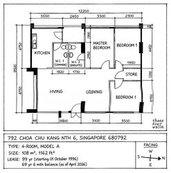 Blk 792 Choa Chu Kang North 6 (Choa Chu Kang), HDB 4 Rooms #542941491